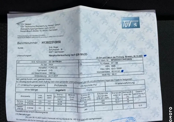 Ford Focus cena 45999 przebieg: 89000, rok produkcji 2017 z Krobia małe 667